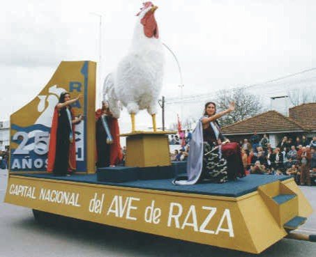 Fotografía histórica de la Fiesta Nacional del Ave de Raza